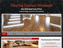 Tablet Screenshot of flooringexpressinc.com